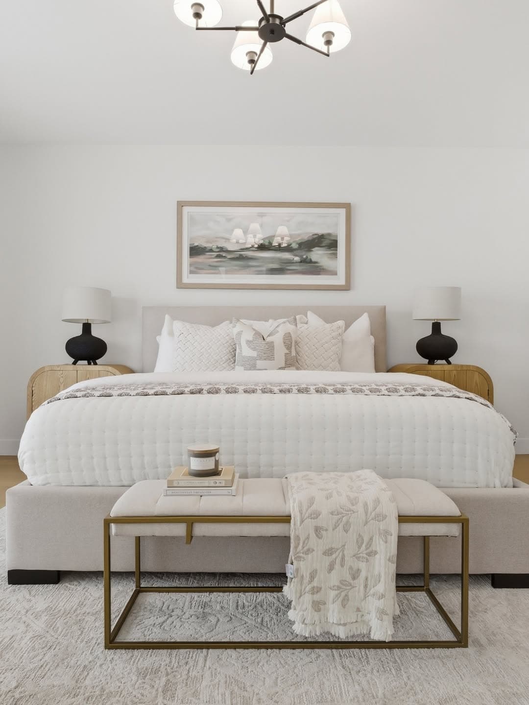 Elegant master bedroom suite